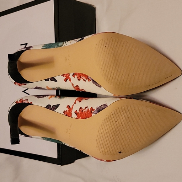 Ladies Shoes Nine West size 10m leather - Picture 4 of 4